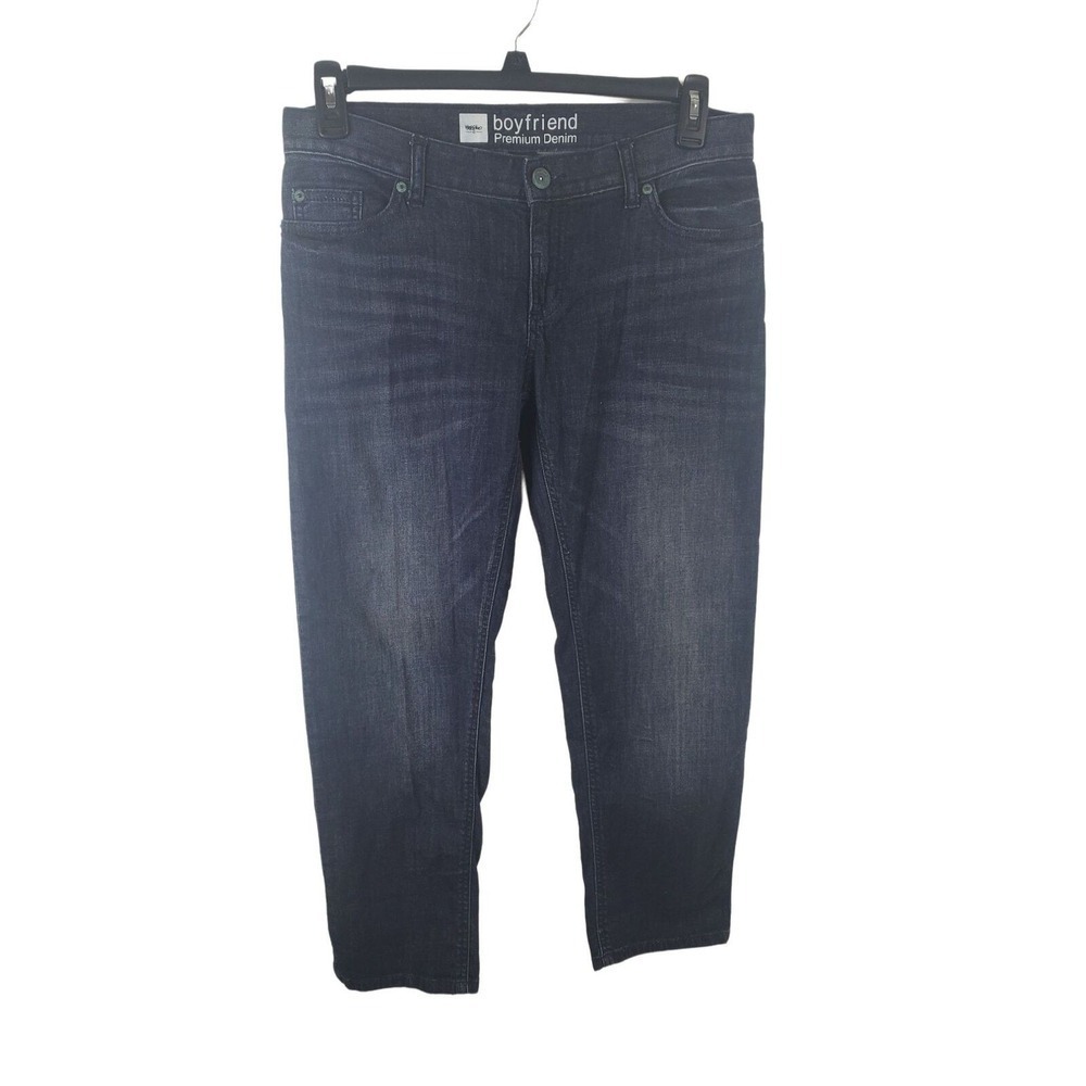 Mossimo Jeans 6R Womens Mid Rise Straight Leg Dark Wash Casual Bottoms